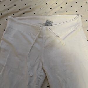 Jacob Cream Cotton Garment Low Rise Sweatpants